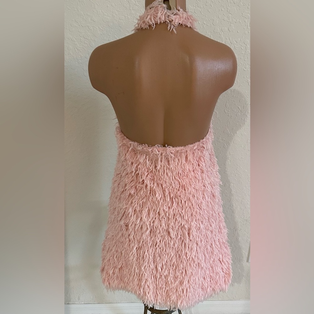 Zara Feathery Halter Knit Dress Blogger Fav Limited Edition NWT - Picture 6 of 16